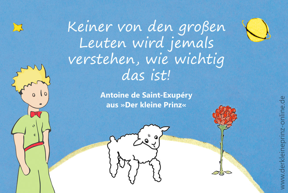 Zitate Wesentliches Antoine De Saint Exupery Der Kleine Prinz Online