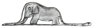 Der kleine Prinz – Die offene Riesenschlange mit einem Elefant